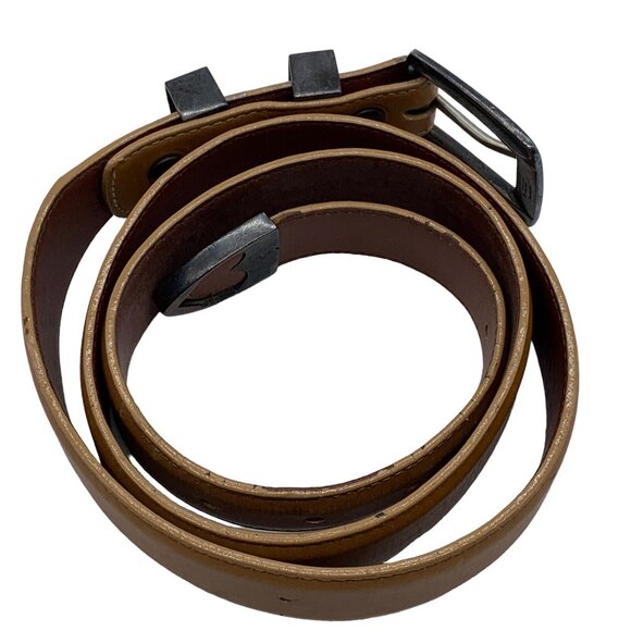 Douglas Magnus Santa Fe Sterling Silver 4 Pc 925 Buckle Set + IAI Belt Vintage - Picture 6 of 9